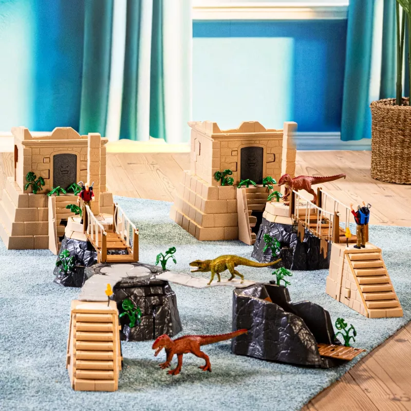 Action/Adventure Schleich Dinozaurų šventyklos užkariavimo mega rinkinys Įvairiaspalvis