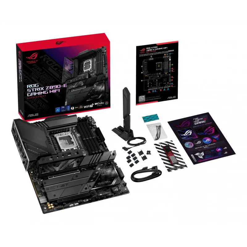 ASUS ROG STRIX Z890-E GAMING WIFI pagrindinė plokštė, Intel Z890, LGA 1851 (Socket V1), ATX