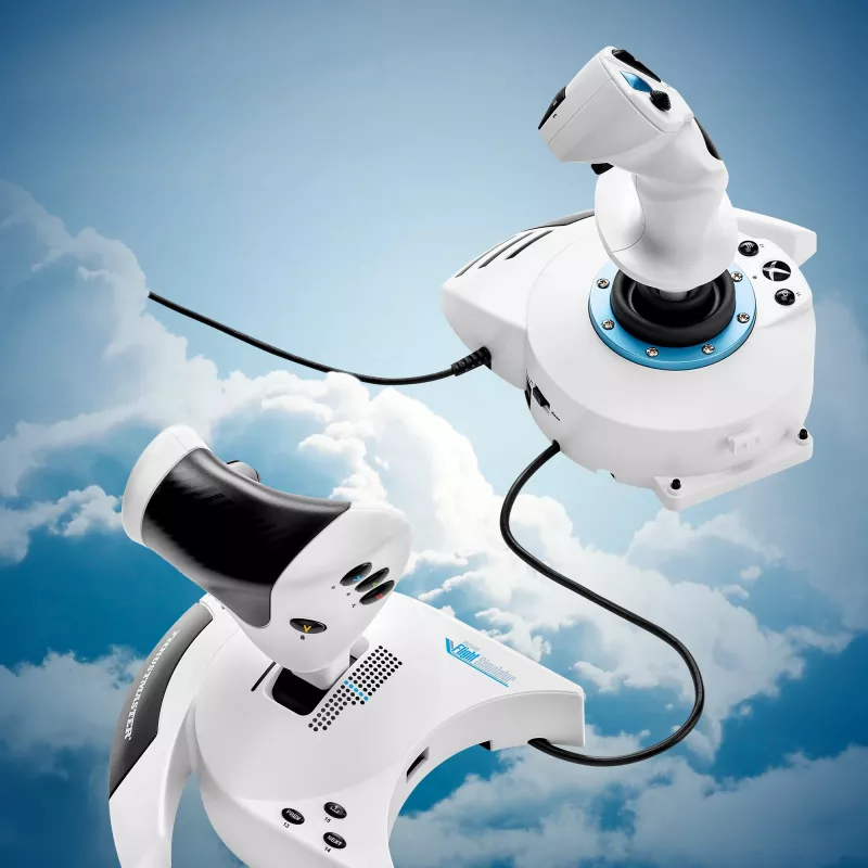 Vairasvirtė Thrustmaster T.Flight Hotas One Microsoft Flight Simulator Edition USB Juoda Balta