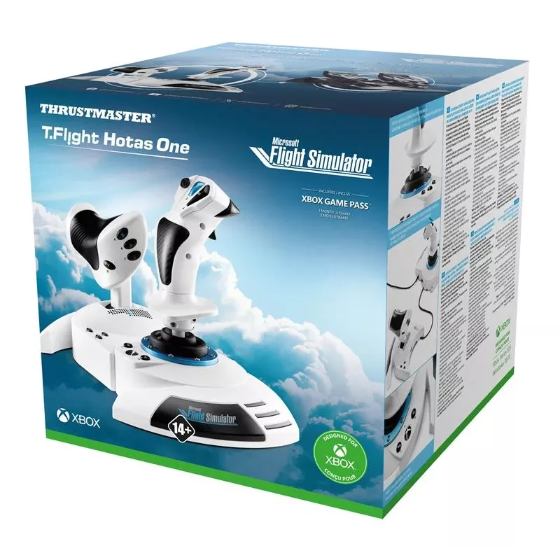 Vairasvirtė Thrustmaster T.Flight Hotas One Microsoft Flight Simulator Edition USB Juoda Balta