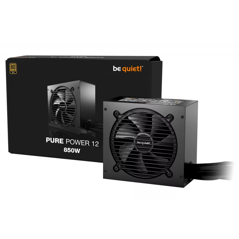 be quiet PURE POWER 12 850W maitinimo blokas 20+4 pin ATX ATX Juoda