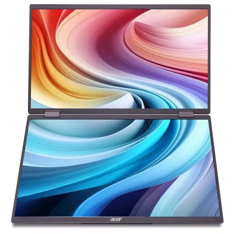 Monitorius Acer PD163Qbmiuux 15,6 colio dvigubas Full HD LED 1920 x 1080