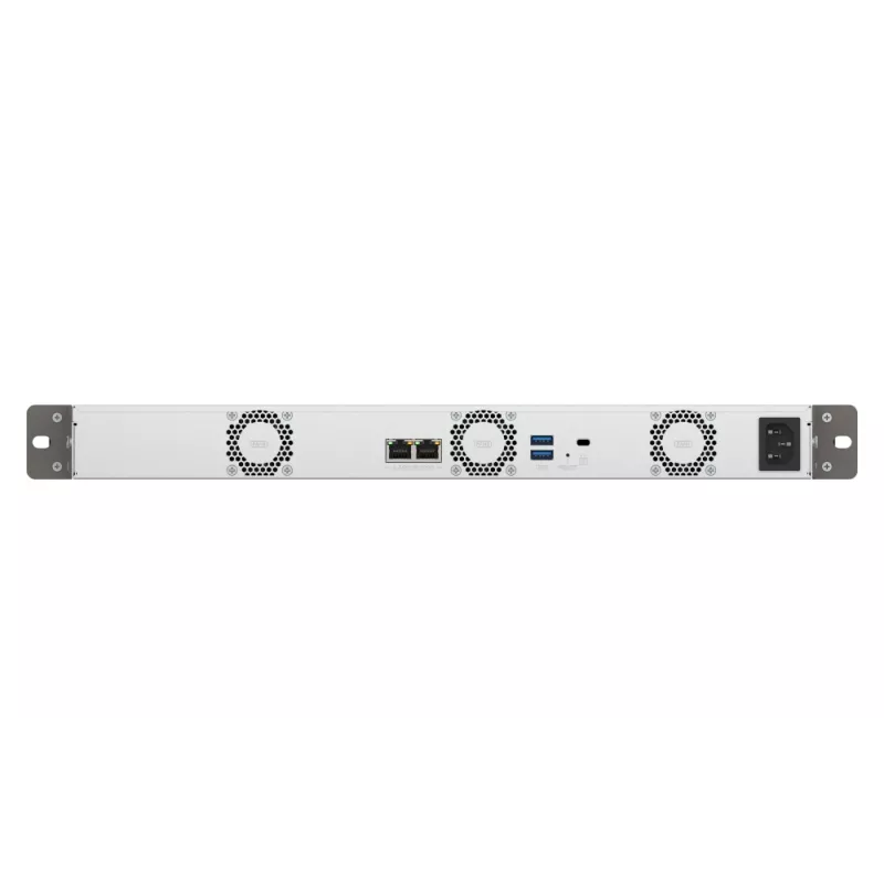 QNAP TS-433eU NAS stelažinis (1U) Cortex-A55 4 GB 0 TB QNAP Turbo System juodas