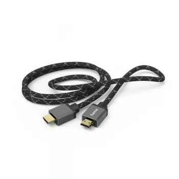 HDMI kabelis Hama 00205240 3 m HDMI A tipas (Standartinis) Juoda, Pilka