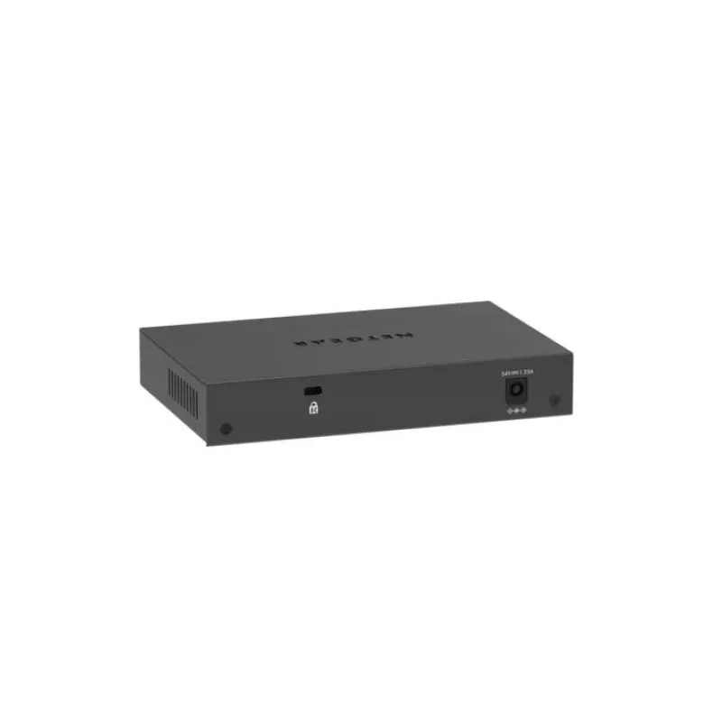 NETGEAR GS305Pv3 nevaldomas Gigabit Ethernet (10/100/1000) maitinimas per Ethernet (PoE) juodas