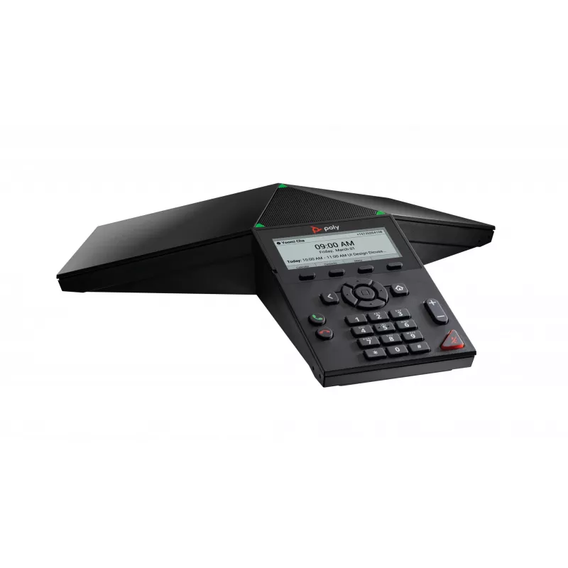 HP Poly Trio 8300 IP konferencinis telefonas su PoE, juodas