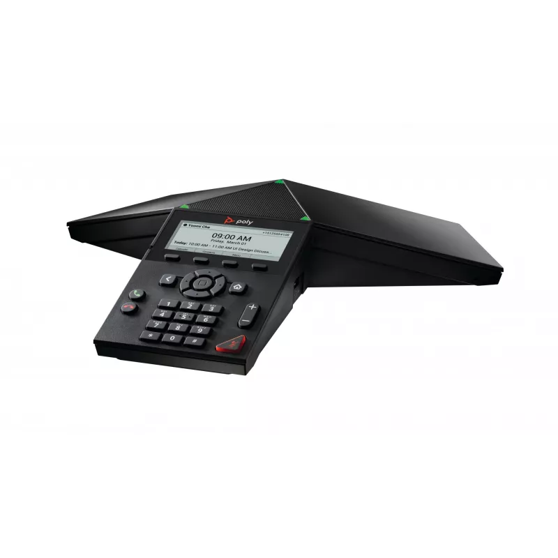 HP Poly Trio 8300 IP konferencinis telefonas su PoE, juodas