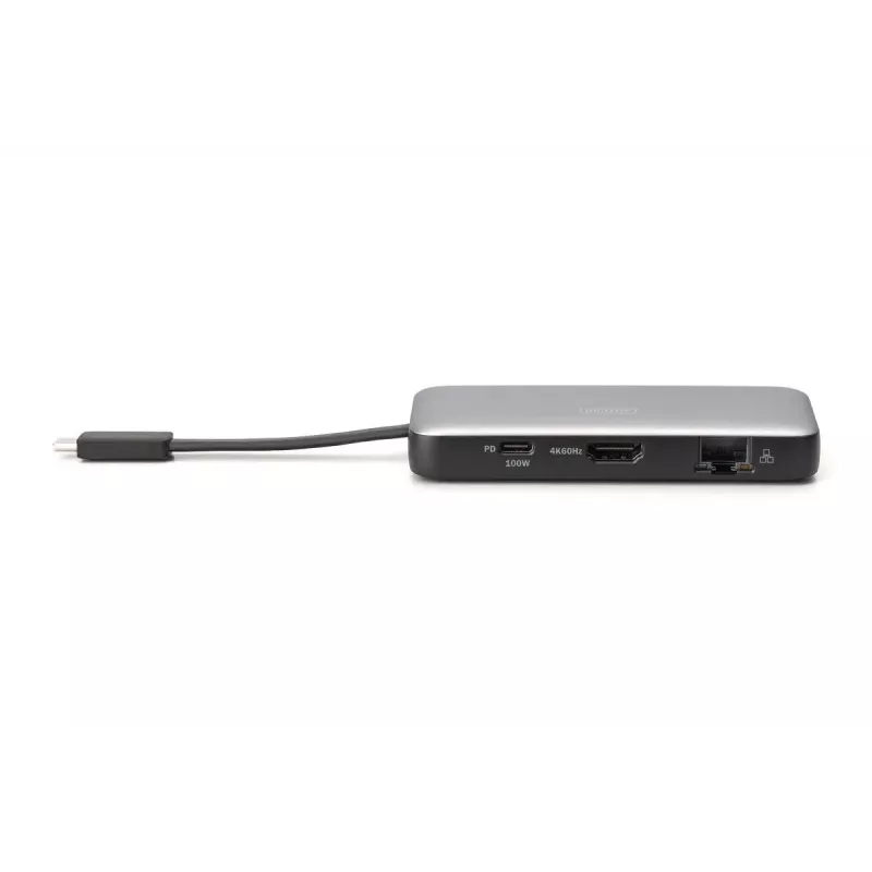 DIGITUS USB-C kelioninė dokų stotelė, 7 prievadų - HDMI / 2x USB-A 3.2 Gen 1 / GbE / SD / MicroSD - 100W USB-C Power Delivery