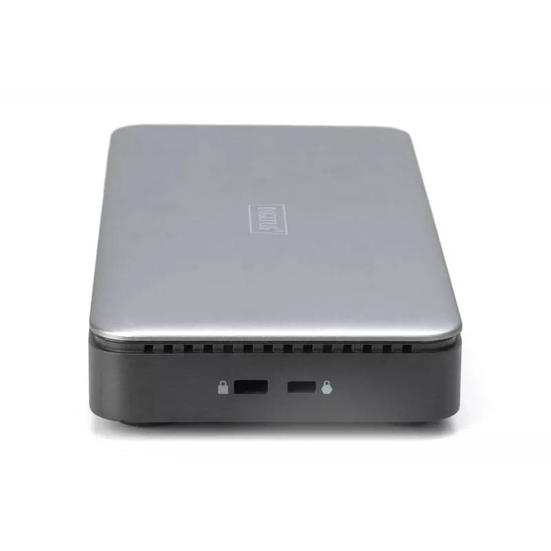 DIGITUS USB-C dokų stotelė, 11 prievadų - 2x HDMI / DP / 2x USB-A 3.2 Gen 2 / USB-C 3.2 Gen 2 / GbE / SD / MicroSD / DC-Jack - 150 W maks. / 3.5 mm