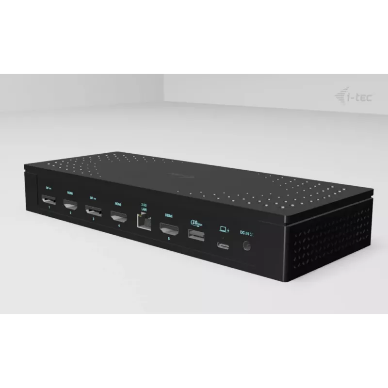 i-tec Universal 5x 4K/60Hz dokų stotelė su 100 W įkrovimu