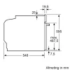 BOSCH SERIE 4 HQG572EB3 Orkaitė 71 L Juoda
