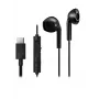 JVC Type C In Ear Wired Black laidinės ausinės, USB-C, juodos