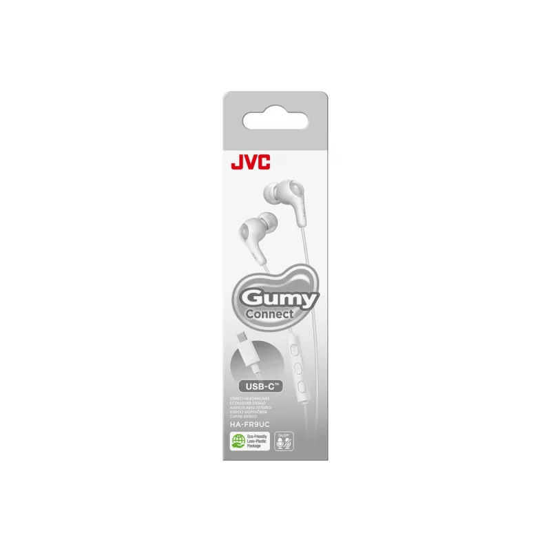 JVC HA-FR9UC ausinės laidinės į ausį skambučiams/muzikai USB Type-C balta