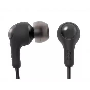 Laidinė ausinė JVC HA-FR9UC su USB-C, 9,2 mm tvarkyklės, 5–22000 Hz, įmontuotas mikrofonas ir valdikliai, 1,2 m laidas, juoda