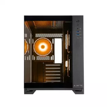 Chieftec Visio GM-30B-TG-OP juodas Cube korpusas su grūdintu stiklu x2