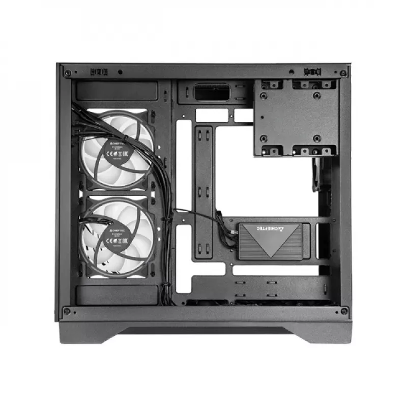 Chieftec Visio GM-30B-TG-OP juodas Cube korpusas su grūdintu stiklu x2