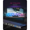 ICY BOX 11-in-1 USB Type-C stotelė, laidinė, USB 3.2 Gen 1 Type-C, 100 W, 3,5 mm, 10/100/1000 Mbit/s, antracitas, juoda