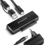 Adapteris Axagon ADSA-FPX FAST PORT X USB-C 10Gbps SATA 6G 2.5 inch / 3.5 inch SSD/HDD