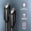 Axagon BUCM32-CM05AB SPEED+ USB-C <> USB 20Gbps/100W kabelis 0,5 m