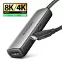 Adapteris Axagon RVC-HI8KPD, USB-C → HDMI 2.1, 8K/60Hz, 4K/144Hz, HDR10+, PD100W