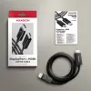 Aktyvus DisplayPort -> HDMI 2.0b kabelis Axagon RVD-HI20C2, 1,8 m, 4K/60 Hz