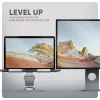 Axagon STND-LR aliumininis stovas su 360° sukimu nešiojamiesiems kompiuteriams 10''–17,3''