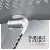 Axagon STND-LR aliumininis stovas su 360° sukimu nešiojamiesiems kompiuteriams 10''–17,3''