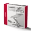Axagon STND-LR aliumininis stovas su 360° sukimu nešiojamiesiems kompiuteriams 10''–17,3''