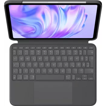 LOGITECH Combo Touch iPad Pro klaviatūrinis dėklas Graphite QWERTY UK