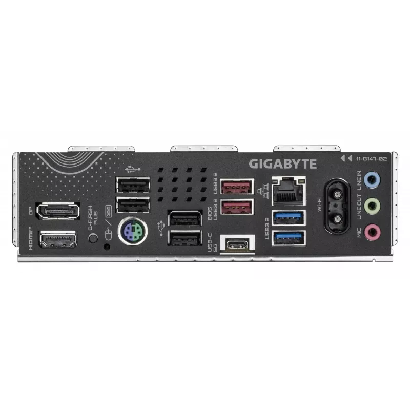 GIGABYTE B850 EAGLE WIFI6E pagrindinė plokštė – AMD Ryzen 9000 serijos CPU, 8+2+2 fazių skaitmeninis VRM, iki 8200MHz DDR5 (OC), 1xPCIe 5.0 + 2xPCIe 4.0 M.2, GbE LAN, WIFI 6E, USB 3.2 Gen 2