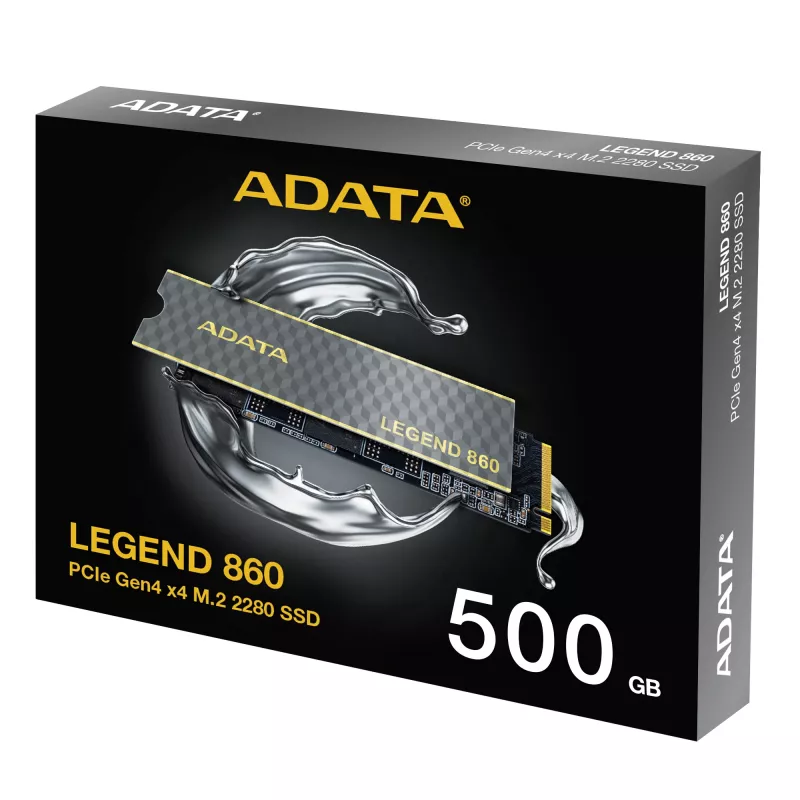 ADATA LEGEND 860 SLEG-860-500GCS vidinis kietasis diskas 500 GB M.2 PCI Express 4.0 NVMe 3D NAND