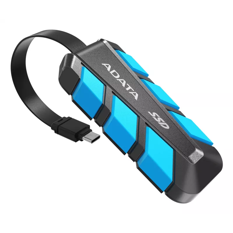 ADATA SC740 500 GB USB Type-C 3.2 Gen 2 (3.1 Gen 2) juoda, mėlyna