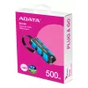 ADATA SC740 500 GB USB Type-C 3.2 Gen 2 (3.1 Gen 2) juoda, mėlyna