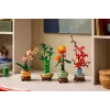 Dekoratyvinis LEGO Icons augalo modelis — LEGO 10344 Lucky Bamboo botaninė kolekcija, 325 dalių, 290 mm aukštis