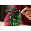 Dekoratyvinis LEGO Icons augalo modelis — LEGO 10344 Lucky Bamboo botaninė kolekcija, 325 dalių, 290 mm aukštis