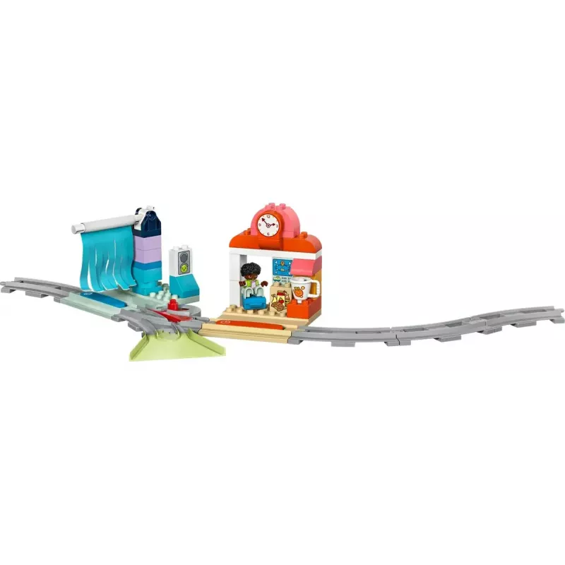 Traukinio rinkinys LEGO DUPLO 10428 Didysis interaktyvus bendruomenės traukinys