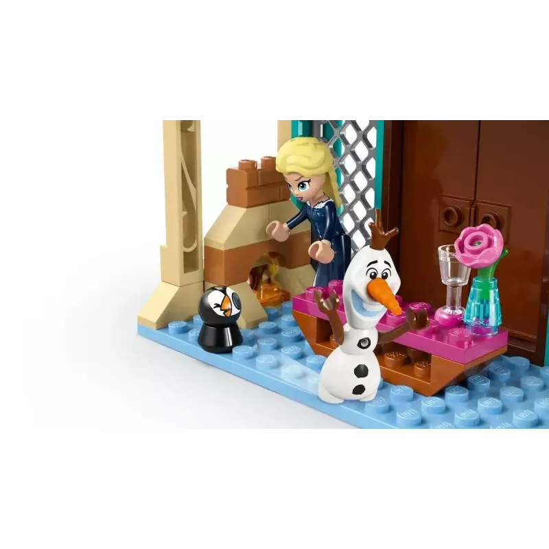 LEGO konstruktorius Disney Princess Arendelle pilis 43265 — 177 dalių, 3 minifigūrėlės, nuo 5 metų, demonstracinis rinkinys (250×60×40 mm)