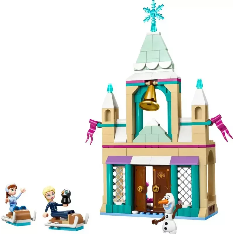 LEGO konstruktorius Disney Princess Arendelle pilis 43265 — 177 dalių, 3 minifigūrėlės, nuo 5 metų, demonstracinis rinkinys (250×60×40 mm)