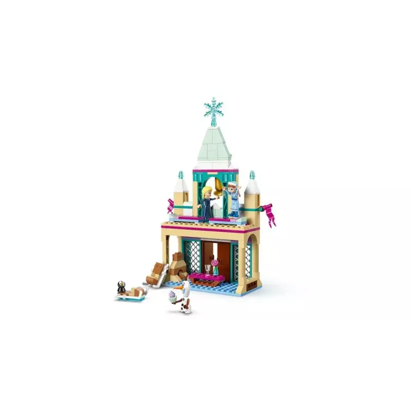 LEGO konstruktorius Disney Princess Arendelle pilis 43265 — 177 dalių, 3 minifigūrėlės, nuo 5 metų, demonstracinis rinkinys (250×60×40 mm)