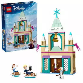 LEGO konstruktorius Disney Princess Arendelle pilis 43265 — 177 dalių, 3 minifigūrėlės, nuo 5 metų, demonstracinis rinkinys (250×60×40 mm)