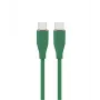 GEMBIRD USB Type-C Power Delivery (PD) 60W Įkrovimo ir Duomenų Silikoninis Laidas, 1,5m Vidurnakčio Žalia