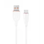 GEMBIRD Premium Silikoninis USB Type-C Įkrovimo ir Duomenų Laidas, 1,5 m - Baltas