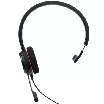 Jabra Evolve 20 ausinės su laidu, USB Type-C / USB Type-A, biuro/skambučių centrui, juodos