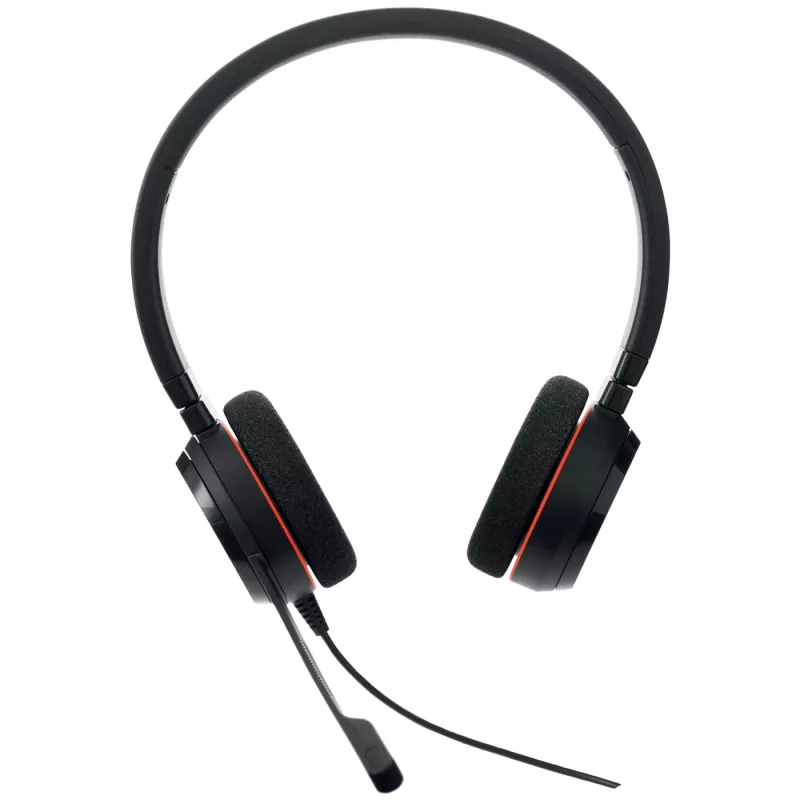 Jabra Evolve 20 laidinis ausinių rinkinys su USB Type-C / USB Type-A, juodos spalvos