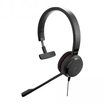 Jabra Evolve 20 SE ausinės su laidu, biuro / skambučių centro, USB Type-C / USB Type-A, juodos