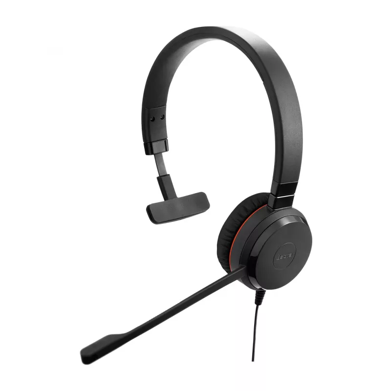 Jabra Evolve 20 SE ausinės su laidu, biuro / skambučių centro, USB Type-C / USB Type-A, juodos