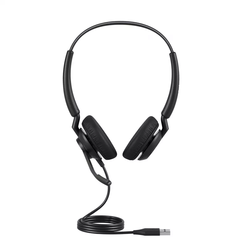 Jabra Engage 40 - (Inline Link) USB-C/A UC Stereo, laidinis, biuro/skambučių centro, 63 g, ausinės, juodos