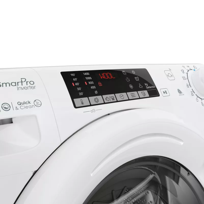 Skalbimo džiovinimo mašina Candy Smart Pro COW 4644TWM6/1-S, priekiniu pakrovimu, laisvai pastatoma, balta