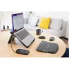 Kensington SmartFit Easy Riser EQ nešiojamojo kompiuterio aušinimo stovas, juodas, plastikinis, 30.5 cm (12 inch), 43.2 cm (17 inch), 10 kg