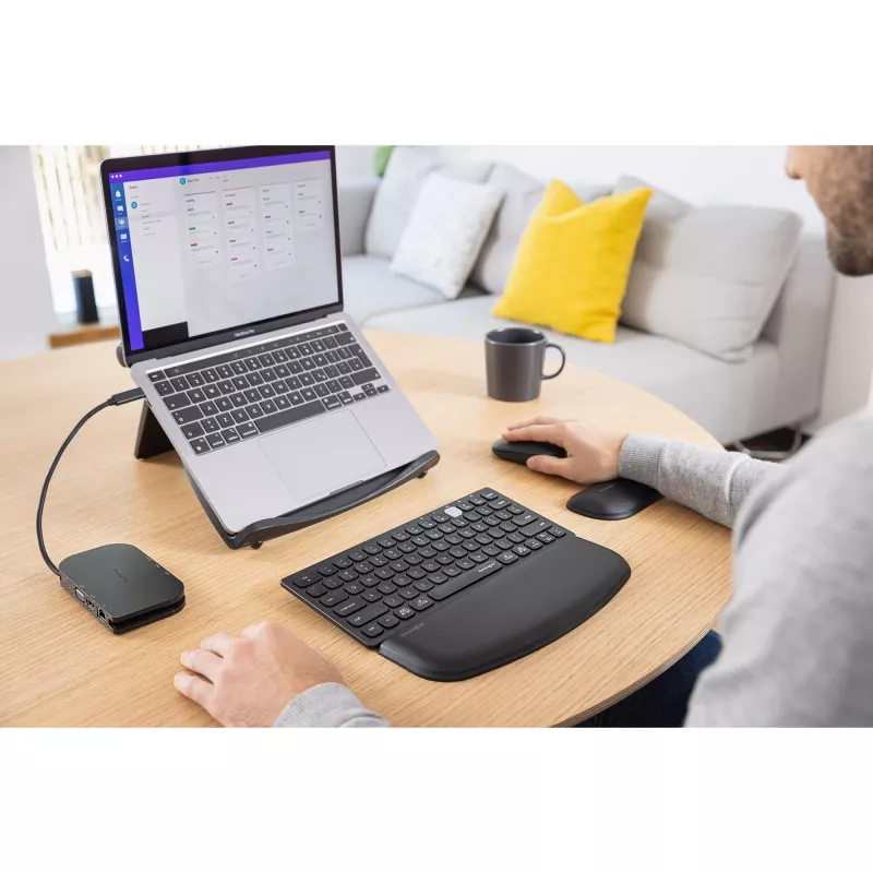 Kensington SmartFit Easy Riser EQ nešiojamojo kompiuterio aušinimo stovas, juodas, plastikinis, 30.5 cm (12 inch), 43.2 cm (17 inch), 10 kg